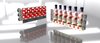 Cooler door can/bottle display